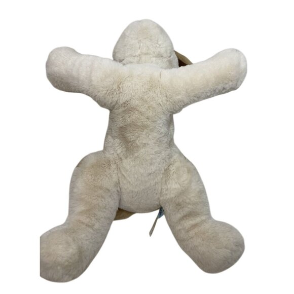 BUNNIES BY THE BAY NIBBLE DOG Skipit Floppy White Tan Brown Sitting 13" Plush - Picture 6 of 7